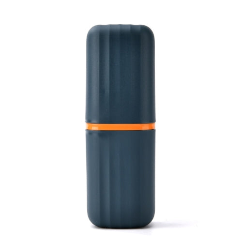 8 PCS Simple Home Travel Mouthwash Cup Toothpaste Storage Box Dental Kit(Dark Blue)