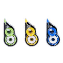 6 Set Correction Belt 3 In 1 Environmental Protection Office Student Stationery Large-Capacity Correction Belt(Yellow Blue Green)