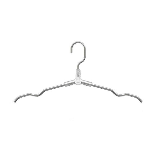 2 PCS Aluminum Alloy Hanger Household Pants Rack Seamless Non-Slip Clothing Support, Style: Anti-falling Hanger