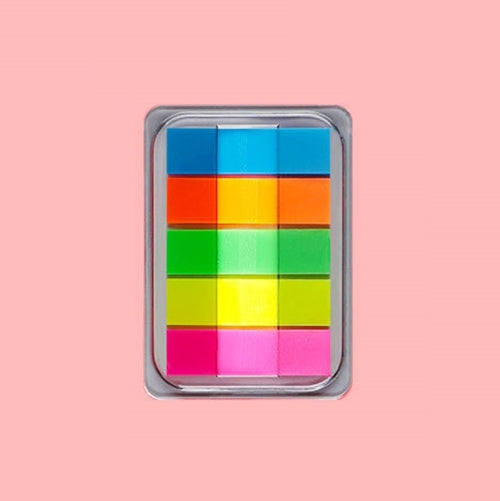 11 PCS Fluorescent Transparent Small Sticker Note Indicator Label Index Sticker, Specification: 7660 (One Box)