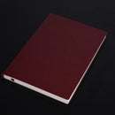 3 PCS Notebook Student Notepad Diary Book Business Record Book PU Notebook, Cover color: A5 Plain Weave Bitter Tea Red