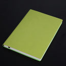 3 PCS Notebook Student Notepad Diary Book Business Record Book PU Notebook, Cover color: A5 Plain Weave Green