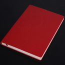 3 PCS Notebook Student Notepad Diary Book Business Record Book PU Notebook, Cover color: B5 Plain Weave Cockscomb Red