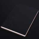 3 PCS Notebook Student Notepad Diary Book Business Record Book PU Notebook, Cover color: B5 Embossed Black