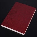 3 PCS Notebook Student Notepad Diary Book Business Record Book PU Notebook, Cover color: B5 Embossed Bitter Tea Red