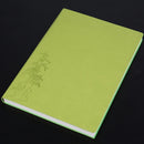 3 PCS Notebook Student Notepad Diary Book Business Record Book PU Notebook, Cover color: B5 Embossed Green