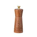 Wood Pepper Grinder Kitchen Household Manual Solid Pepper Powder Black Pepper Mill Grinder Bottle Seasoning Jar, Specification: 5 inch
