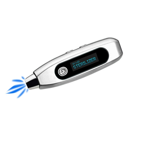 ZL-158LC Portable Sterilizer USB Rechargeable Pet Fungus Sterilizer Electronic Band-Aid Sterilizer(Silver)