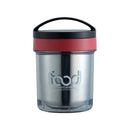 400ml 304 Stainless Steel Thermal Insulation Soup Cup PortableSealed Thermal Insulation Breakfast Cup(Red )