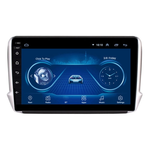 1G+16G Car Machine Central Control Android Large Screen GPS Navigation Applicable For Peugeot 208 2008 2014-2018 Year