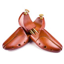 1 Pair Solid Wood Retractable Shoe Last Adjustable Shoe Supporter Shaping Moisture-Proof Shoe Support(45-46 )