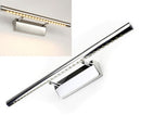 5W LED Wall Lamp Stainless Steel Bathroom Mirror Light, Model:40CM No Switch(Warm Light)
