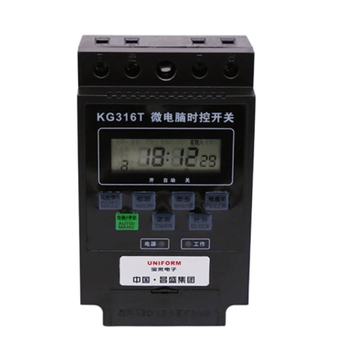 KG316T Microcomputer Automatic Timing Switch High-Power Time Controller 220V 30A Transformer