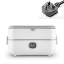 Lunch Box With Electric Heating And Heat Preservation Can Be Plugged In Barrel Office Worker Rice Cooker, Specifications:UK Plug, Style:Double-gut