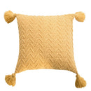 Home Accessories Knitted Pillowcase Without Core, Size: 45 x 45 cm(Goose Yellow)