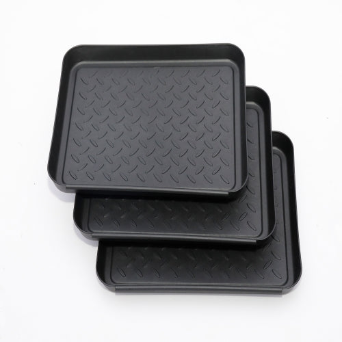3 PCS Plastic Multi-Function Tray Shoe Tray Pet Feeding Tray
