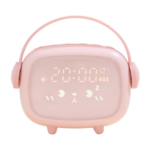 XR-MM-C2002 LED Light Children Bedside Multifunctional Intelligent Digital Alarm Clock(Pink)