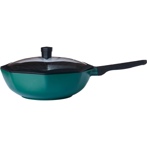 30cm Star Anise Wok Household Cooking Non-Stick Pan For Gas Stove & Induction Cooker