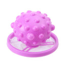 10 PCS Washing Machine Float Filter Mesh Bag Cleaning And Decontamination Laundry Ball(Fuchsia)