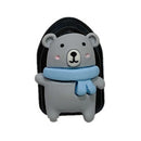 10 PCS Car Hook Car Sticky Multifunctional Mini Small Hook Car Seat Back Hook, Colour: Scarf Bear