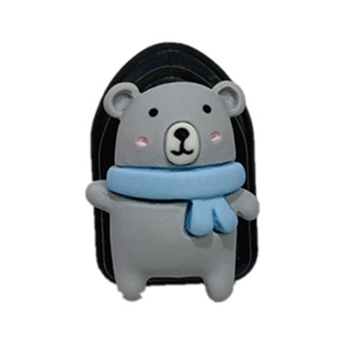 10 PCS Car Hook Car Sticky Multifunctional Mini Small Hook Car Seat Back Hook, Colour: Scarf Bear