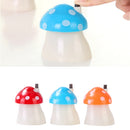 10 PCS Home Restaurant Toothpick Holder Cute Mushroom Shape Push-Type Automatic Toothpick Holder Random Colour