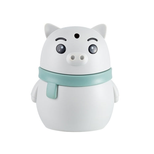 2 PCS Household Cartoon Pig Shape Portable Automatic Pressing Toothpick Box(Blue)