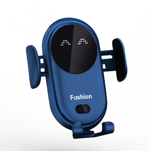Smart Infrared Sensor Car Wireless Charger Car Holder Mobile Phone Wireless Charger, Colour: Blue