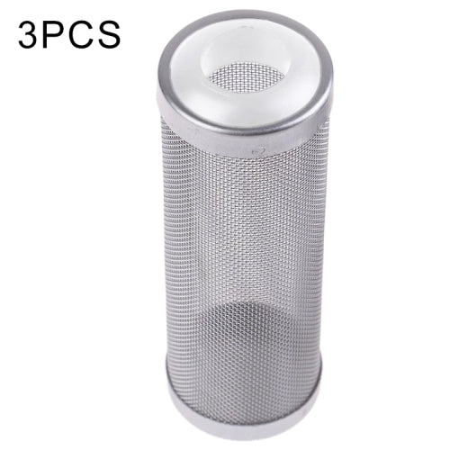 3 PCS Stainless Steel Water Inlet Protective Cover Fish Tank Aquarium Filter Water Inlet Suction Filter Cover, Specification: White 16mm