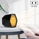 Mini Countertop Heater Leafless Heater Desktop Heater, Product specifications: 600W US Plug(Black)