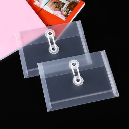 20 PCS A6 Wire-Wound File Bag Transparent Three-Dimensional File Bag Hand Account Mini Storage Bag Waterproof Test Paper Bag(Horizontal )