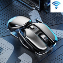 Inphic PX2 1600 DPI 6 Keys Office Home Silent Rechargeable Wireless Mouse(Space Gray)