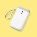 NIIMBOT D11 Thermal Label Printer Bluetooth Handheld Portable Sticker Mobile Phone Printer, Model: D11+5 Rolls Color Labels