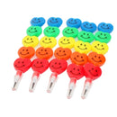 25 PCS Smiley Love Building Block Pencil Students Free To Sharpen HB Pencils