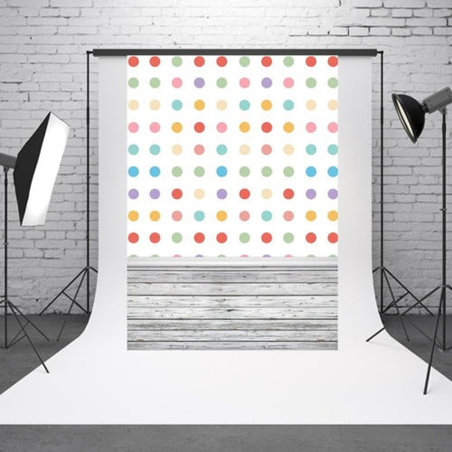 1.5m x 2.1m Light Spot Retro Wooden Board Baby Photo Shooting Background Cloth