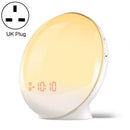 Alexa Voice-Activated Electronic Alarm Clock Sunrise Wake Up Night Light Support Smart APP Control, UK Plug(White)