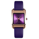 SKMEI 1432 Ladies Fashion Watch Matte Waterproof Quartz Watch(Purple)