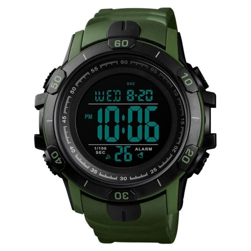 SKMEI 1475 Men Multifunctional Sports Watch Students Outdoor Waterproof Digital Watch(ArmyGreen)