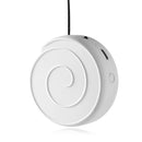 Portable Hanging Neck Air Purifier Small Mini Negative Ion Portable Smoke Dust Purifier(White)