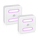 2 PCS Human Body Induction Sterilization Cabinet Light LED Night Light Novelty Wall Light, Light color: Sterilization Purple Light