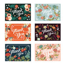 4 PCS Christmas Gift Greeting Card Holiday Greeting Message Card(Thank You Greeting Card (A Set of 6))