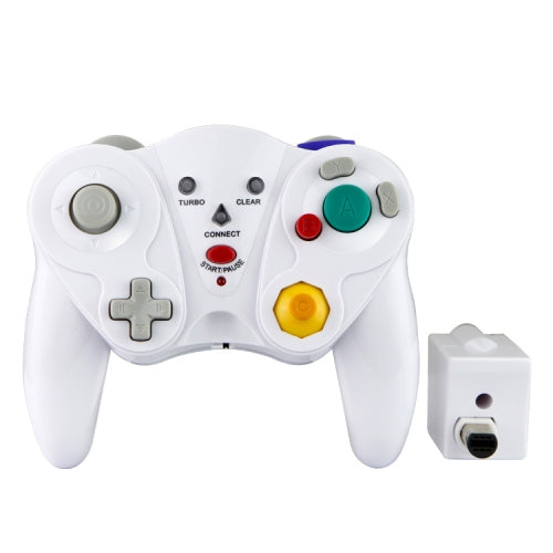 HY-5201 2.4HGz Wireless Gamepad For Nintendo NGC, Color of the product: White