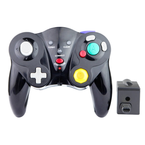 HY-5201 2.4HGz Wireless Gamepad For Nintendo NGC, Color of the product: Black