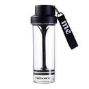TC-1901 Plastic Tea Separation Cup With Strainer(Black)