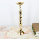 Candlestick Bedroom Bedside Lamp Living Room Wedding Decoration Wrought Iron Crafts Candlestick, Size:130x130x480mm