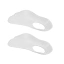 Flat Foot Orthopedic Insole Arch Collapse Support Pad Adult And Child Foot Valgus Orthosis L (White)