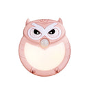 Owl Strong Magnetic Absorption Human Body Induction Night Light Cartoon Animal Smart Sensor Light(Pink)