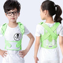 Children Sitting Posture Correction Belt Students Hunchback Correction Belt Men And Women Open Shoulders, Specification: L(002 Green)