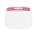 5 PCS Double-Sided Anti-Fog Transparent Safety Protection Anti-Droplet Head-Mounted Children Face Shield(Pink)