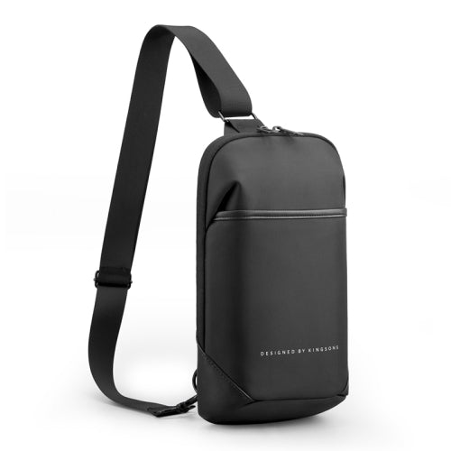 KINGSONS KS3211W Business Casual Chest Bag Water-Repellent Multi-Functional Wear-Resistant Messenger Bag